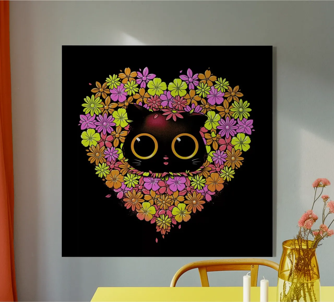 Spring Cat Lover plexiglass da Tobe Fonseca