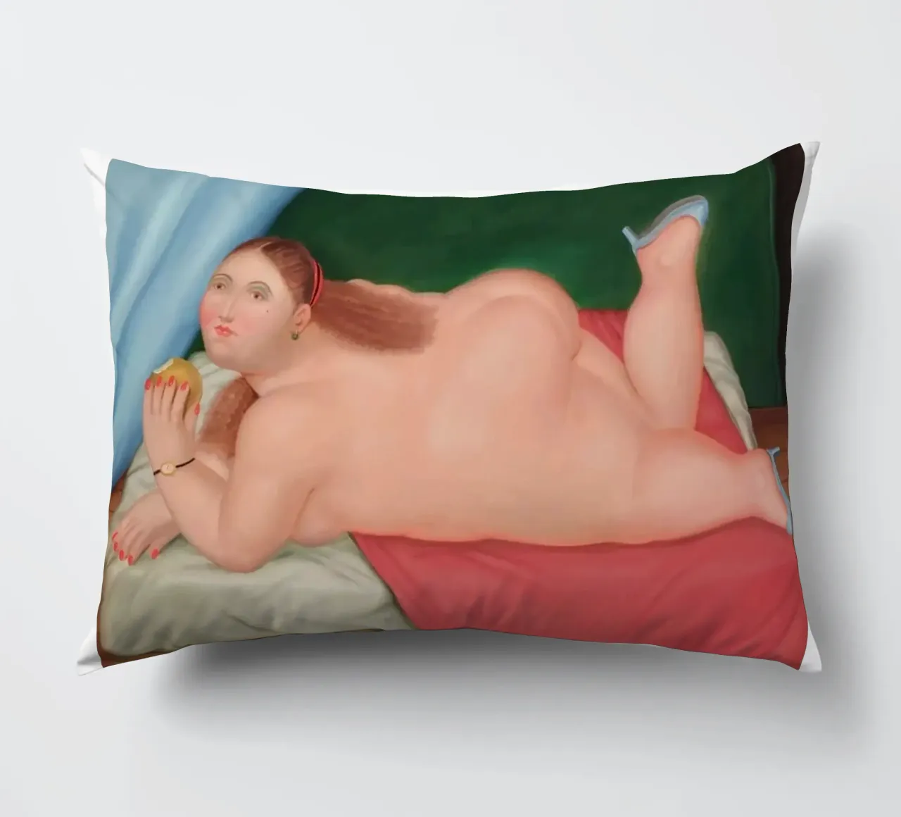 sdraiato sul letto Botero cuscino da Boteroobest