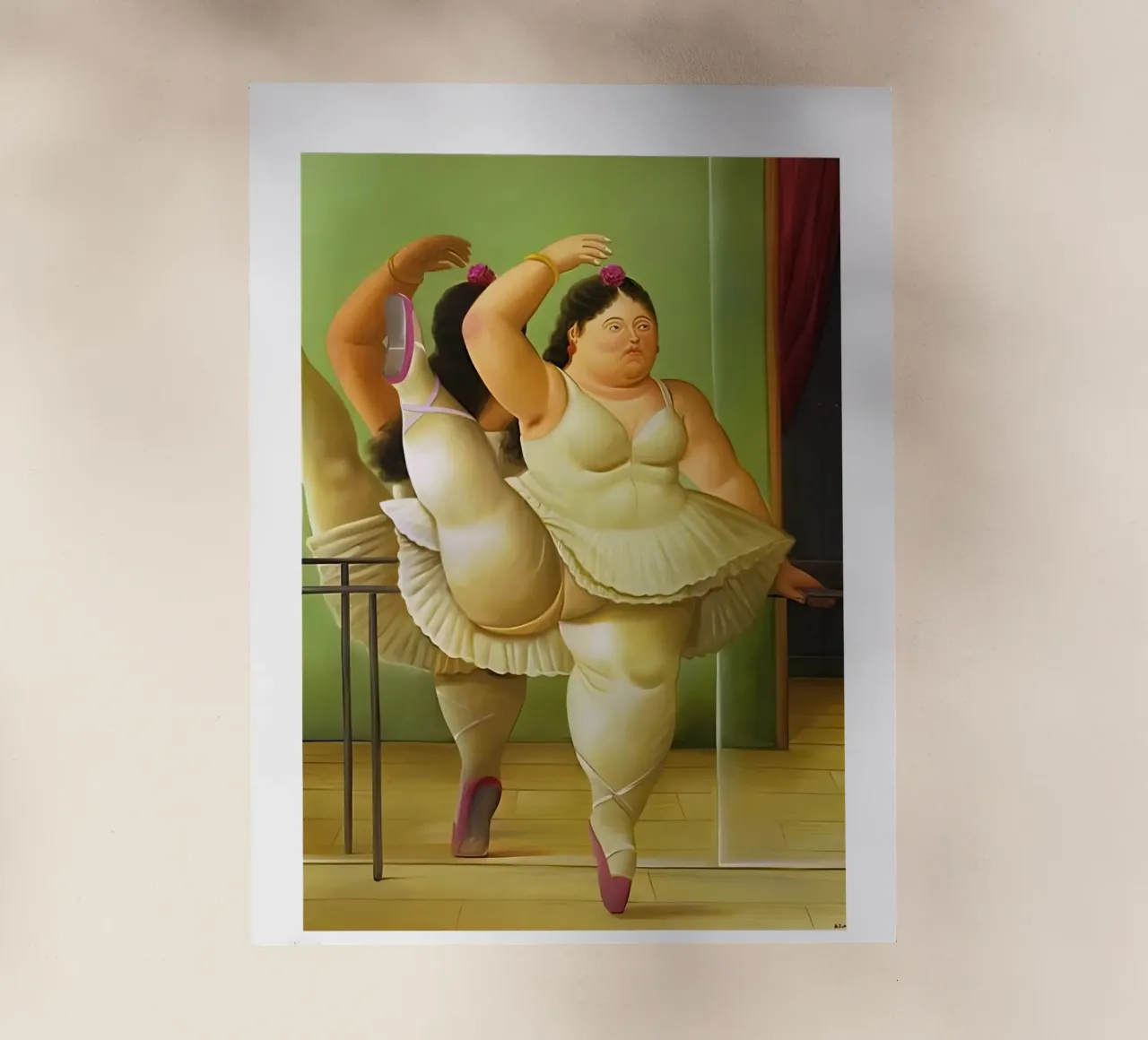 Ballerina al Barr Botero pellicola backlit da Boteroobest
