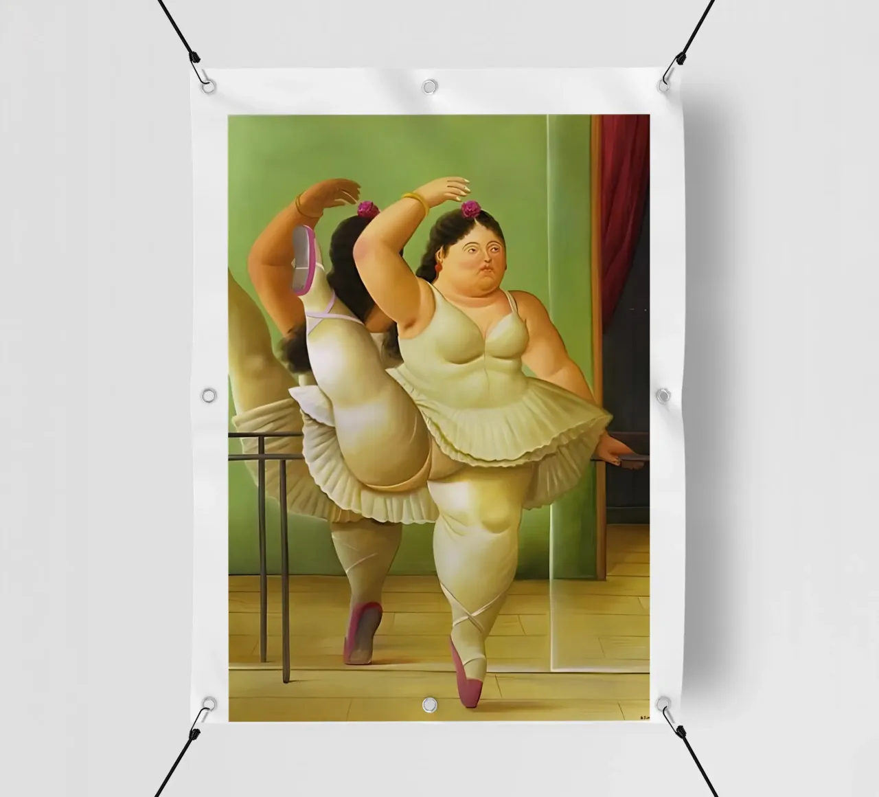 Ballerina al Barr Botero telo in pvc da Boteroobest