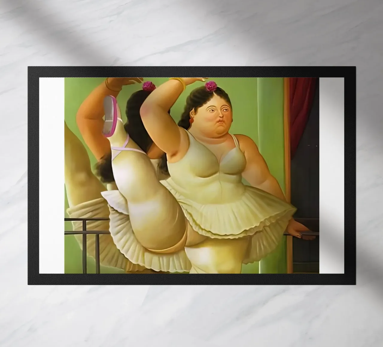Dancer at The Barr Botero doormat by Boteroobest