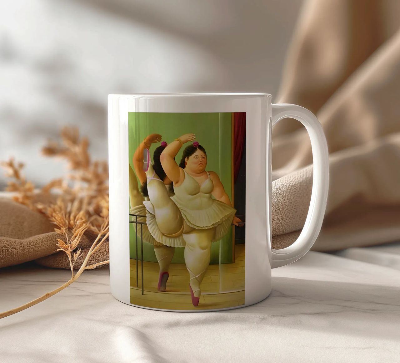 Ballerina al Barr Botero tazza in ceramica da Boteroobest