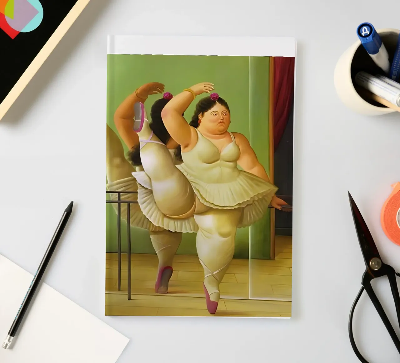 Tänzerin in der Barr Botero Notizbuch von Boteroobest