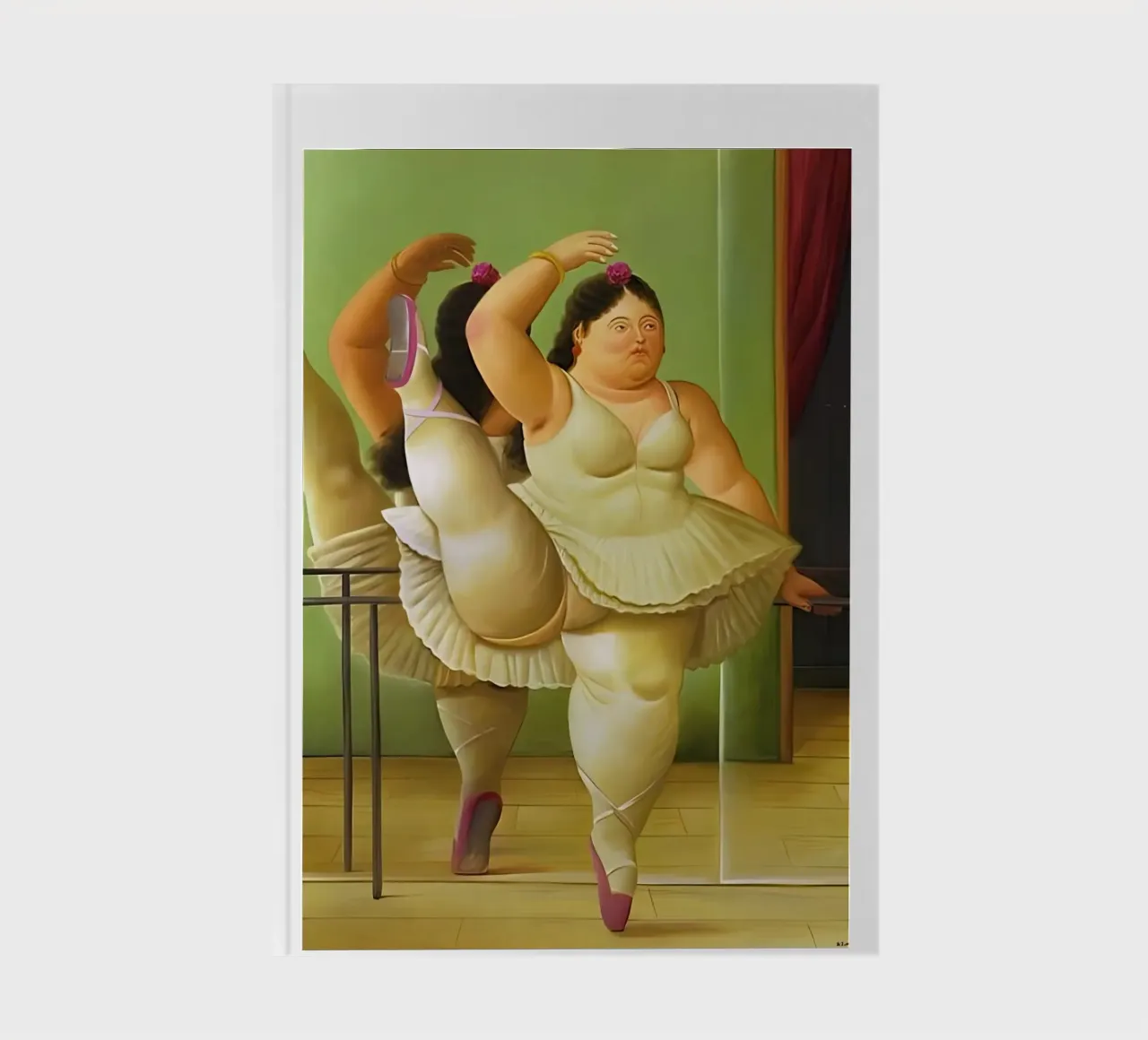 Tänzerin in der Barr Botero Notizbuch von Boteroobest