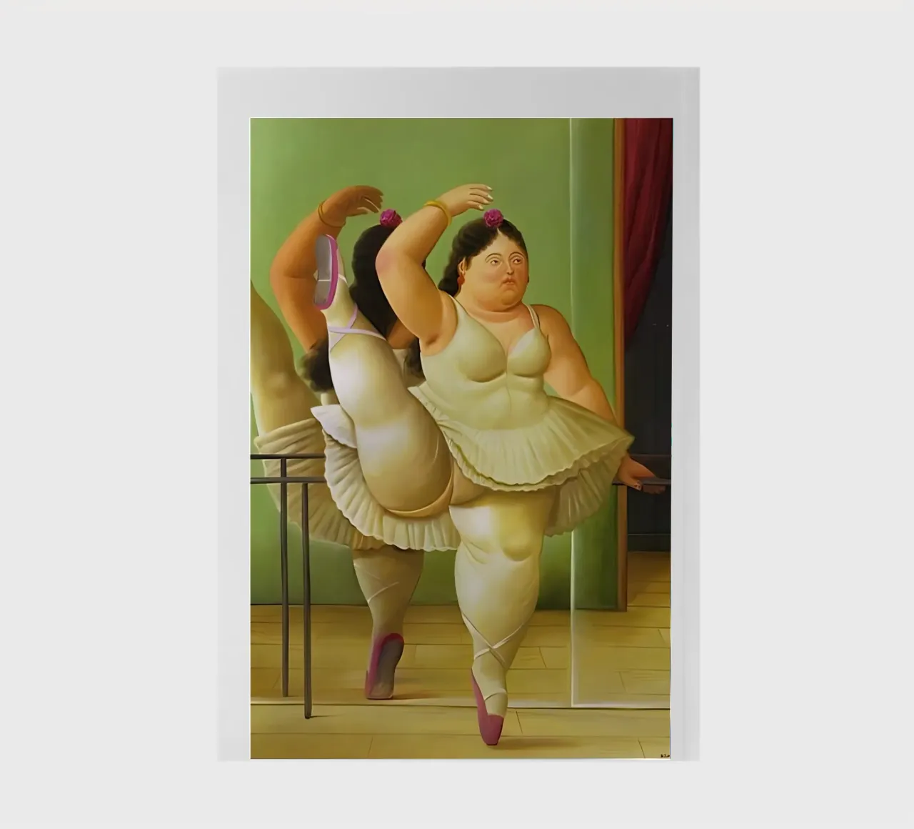 Tänzerin in der Barr Botero Notizbuch von Boteroobest