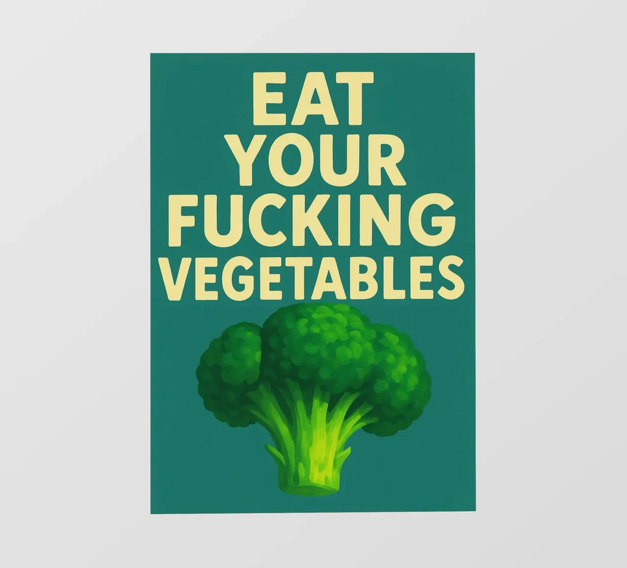 Broccoli Funny Kitchen pellicola backlit da the gan gan