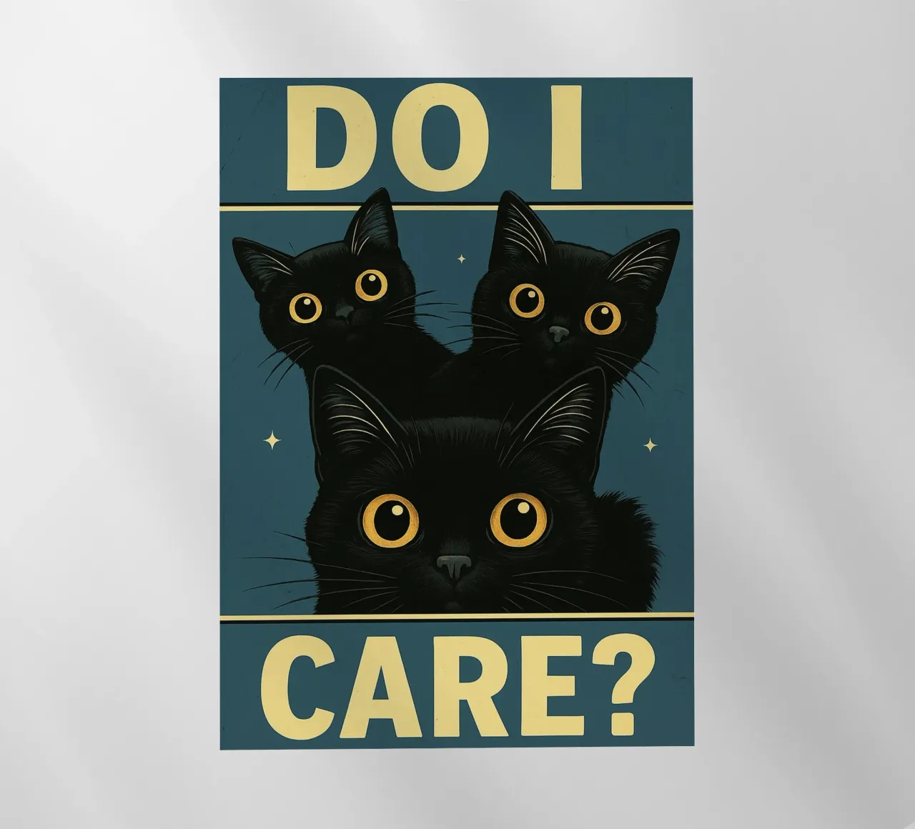Do I Care Cat Funny pellicola backlit da the gan gan