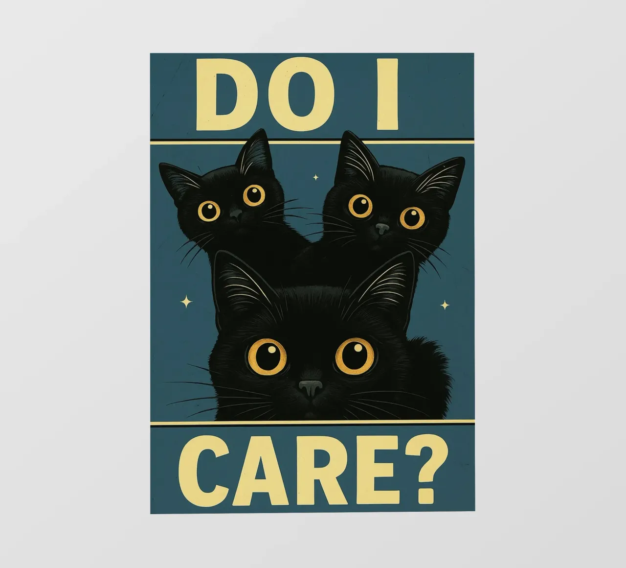 Do I Care Cat Funny pellicola backlit da the gan gan