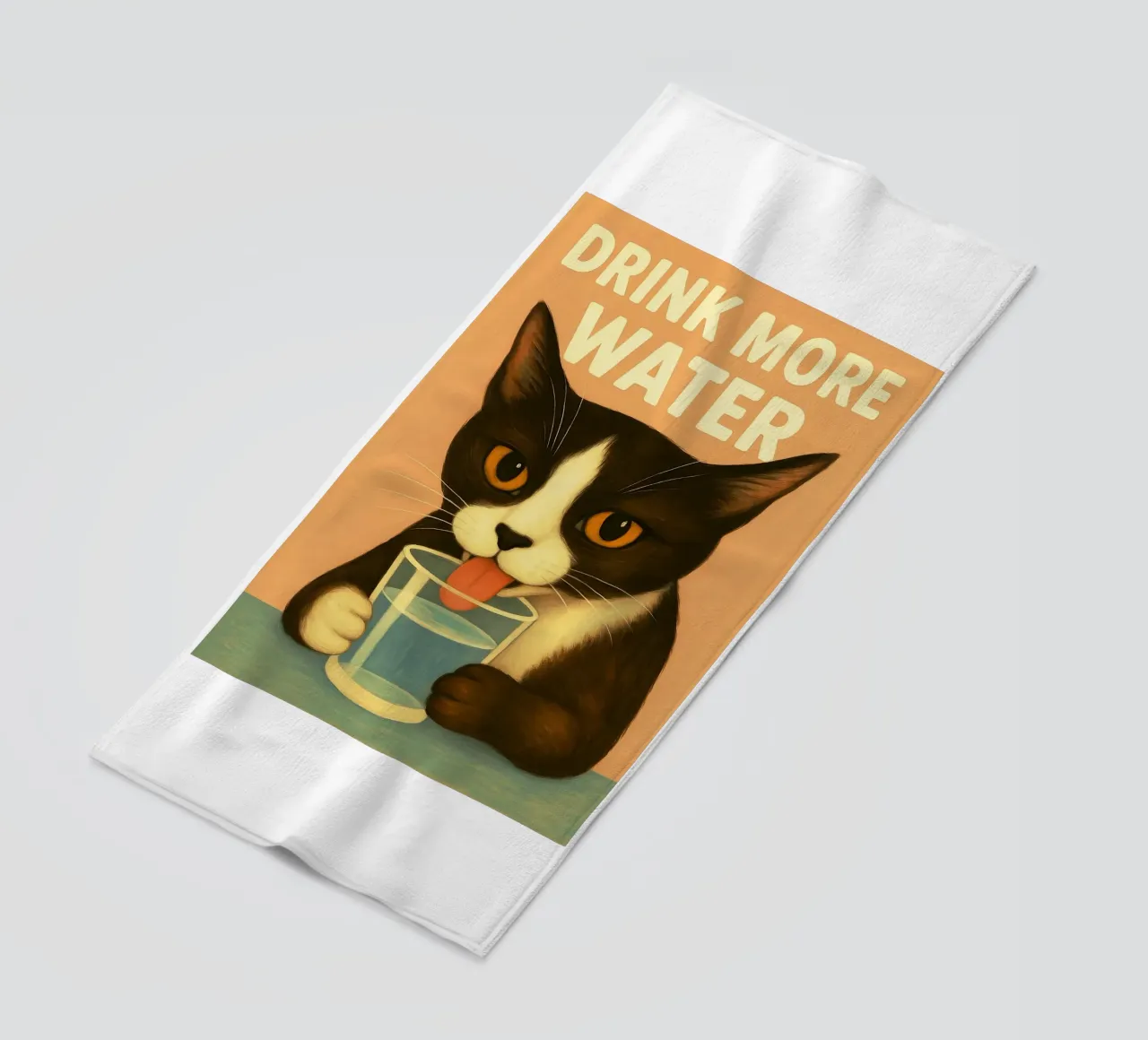 Bere più acqua Gatto telo mare da the gan gan