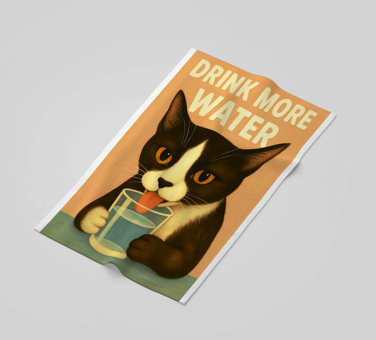 Bere più acqua Gatto telo mare da the gan gan