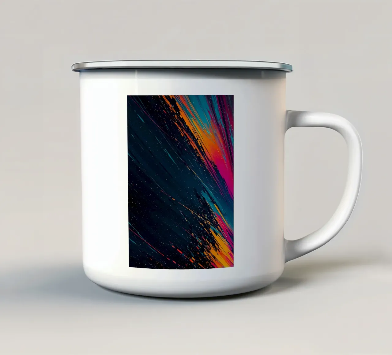 Abstrakt Feuer tazza in smalto da kosinsart.gallery