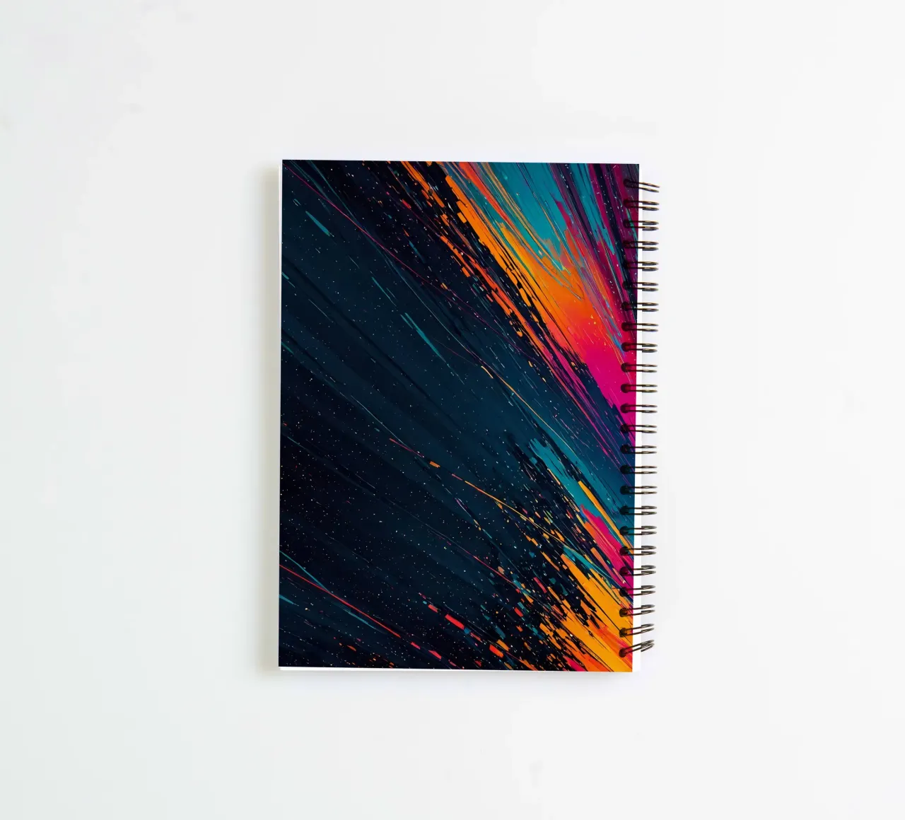 Abstrakt Feuer spiral notebook by kosinsart.gallery