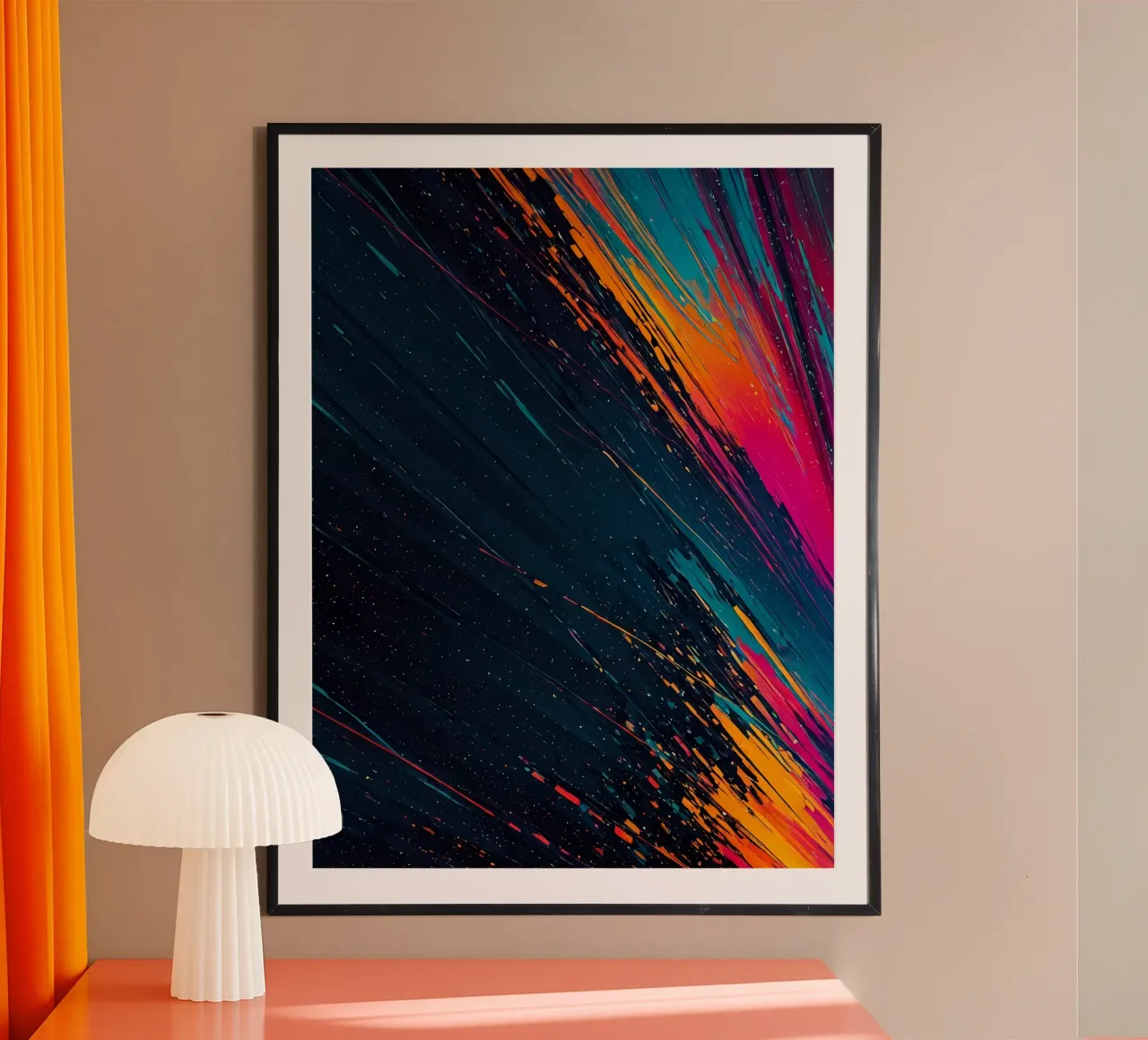 Abstrakt Feuer Poster von kosinsart.gallery