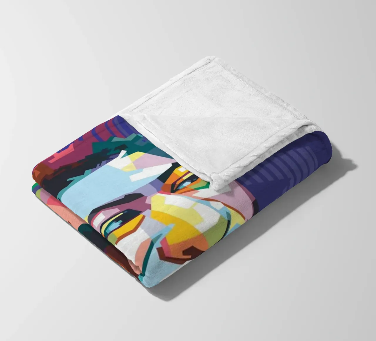 Anthony Davis Pop Art WPAP coperta in pile da Alkahfsmart