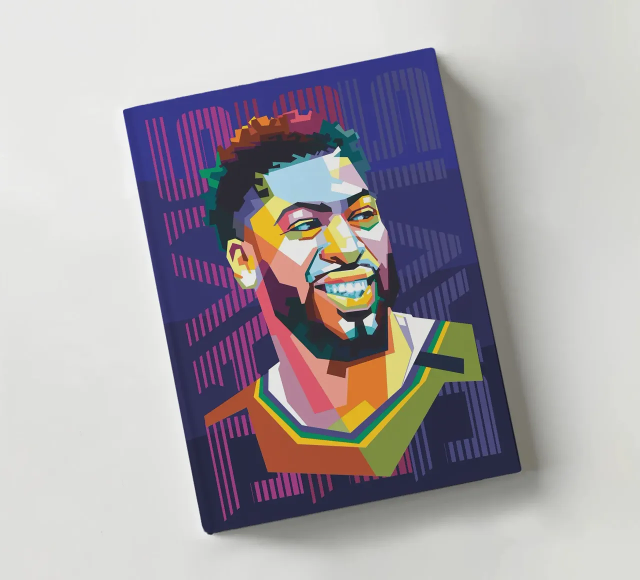 Anthony Davis Pop Art WPAP notebook by Alkahfsmart