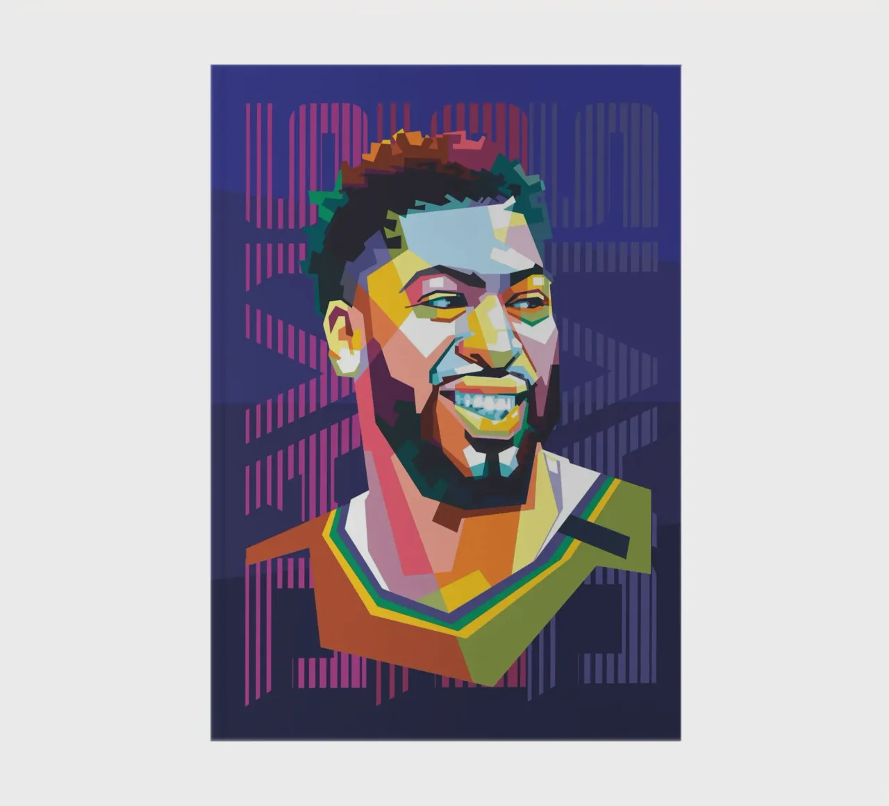 Anthony Davis Pop Art WPAP notebook by Alkahfsmart