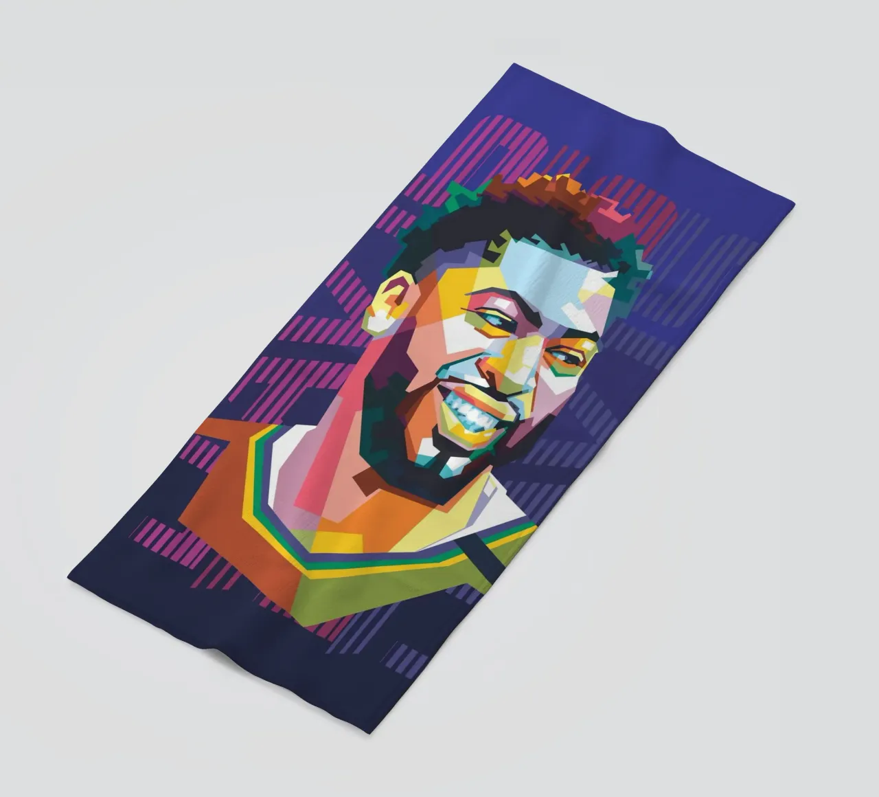 Anthony Davis Pop Art WPAP telo mare da Alkahfsmart
