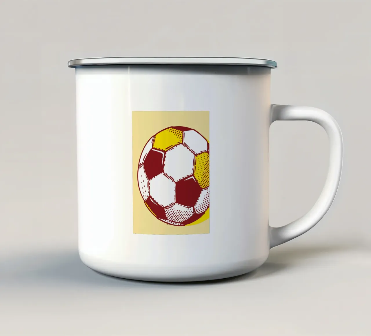 Calcio tazza in smalto da SPORTS ONLY