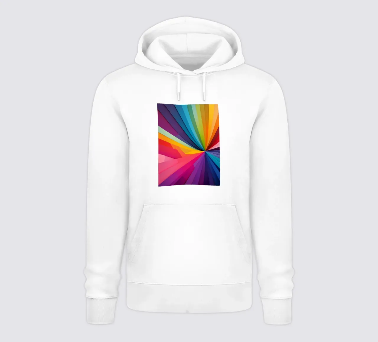 Abstrakt Regenbogenfarben felpa con cappuccio da kosinsart.gallery
