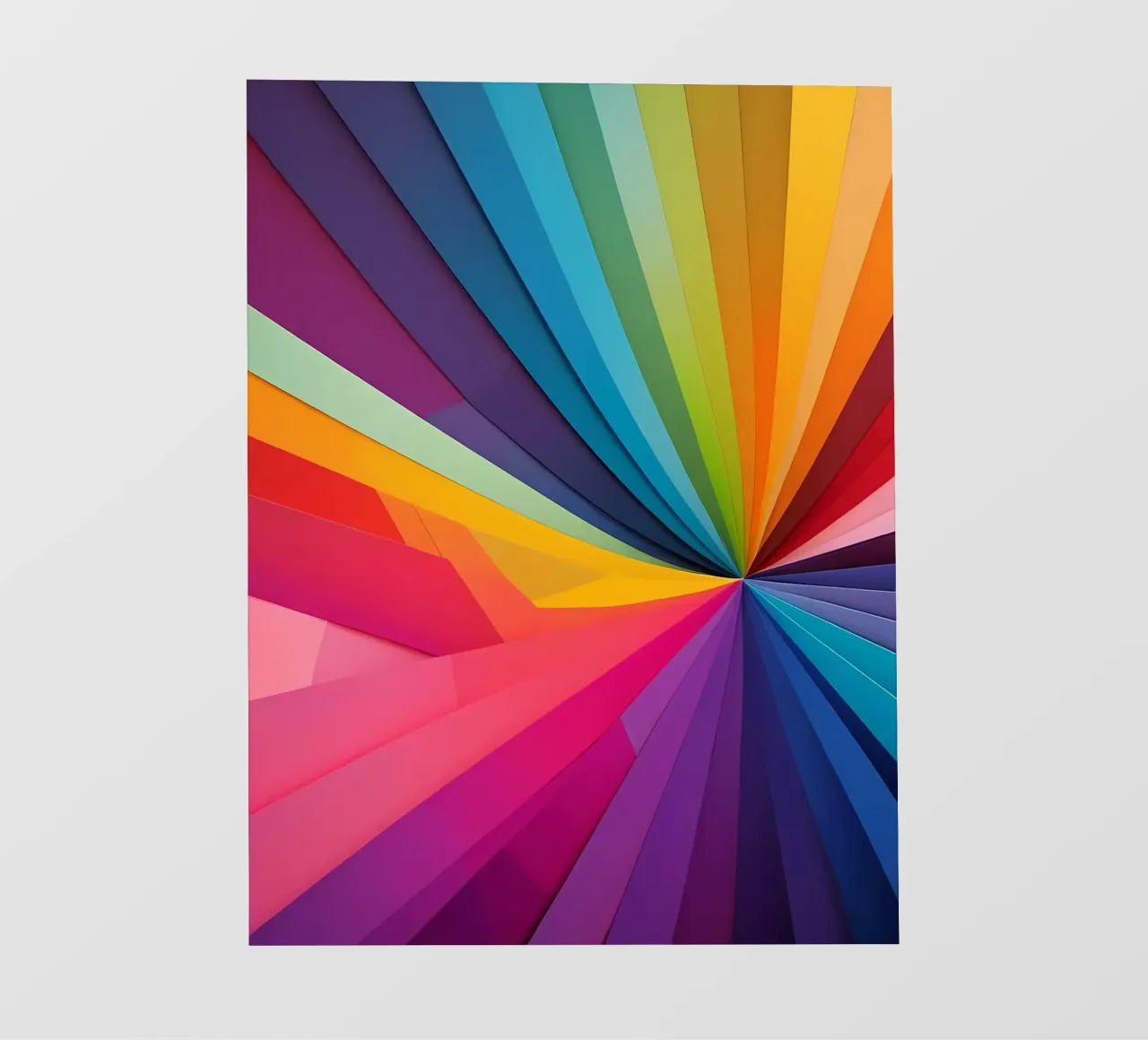 Abstrakt Regenbogenfarben telo in pvc da kosinsart.gallery