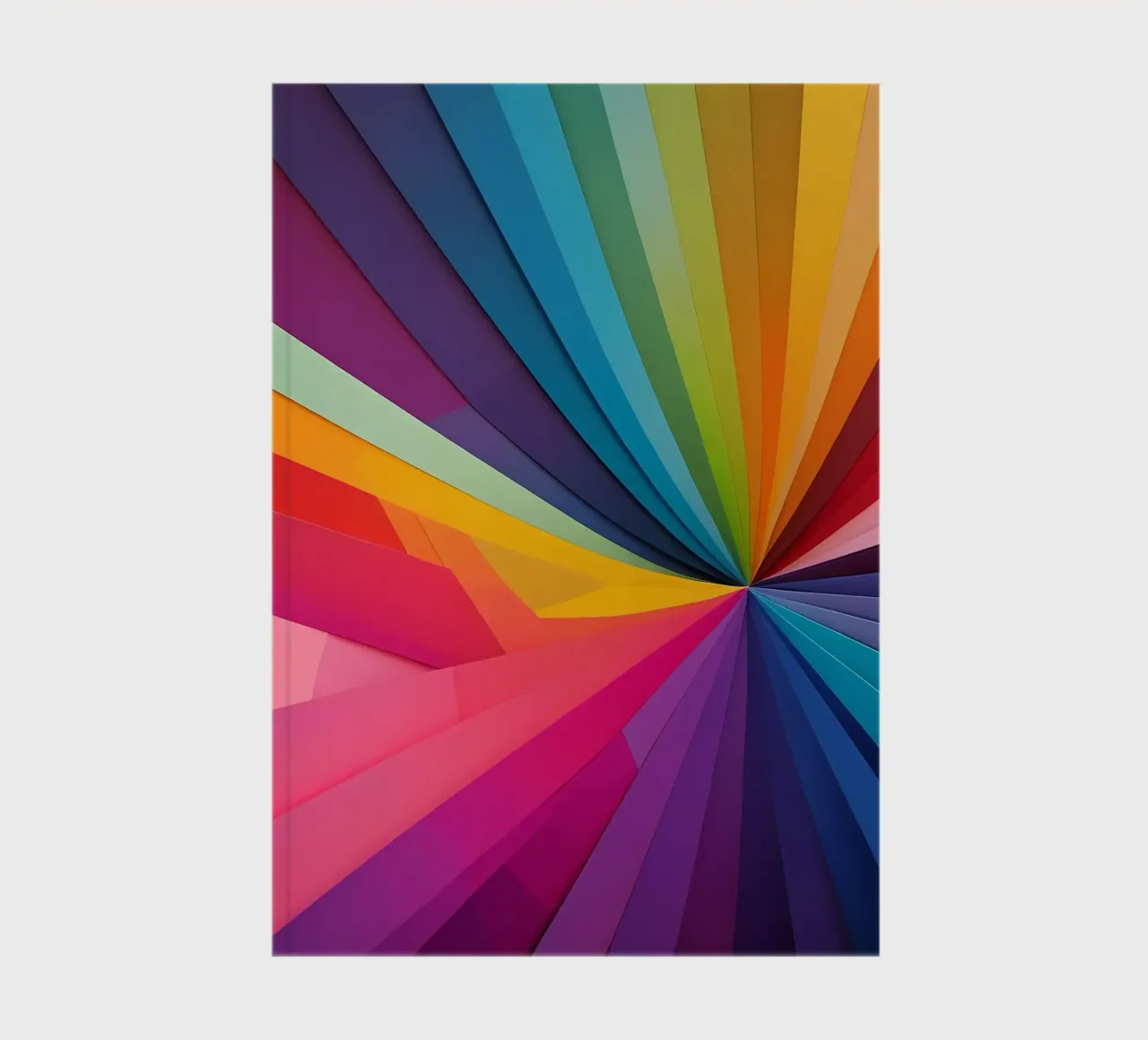 Abstrakt Regenbogenfarben notebook by kosinsart.gallery