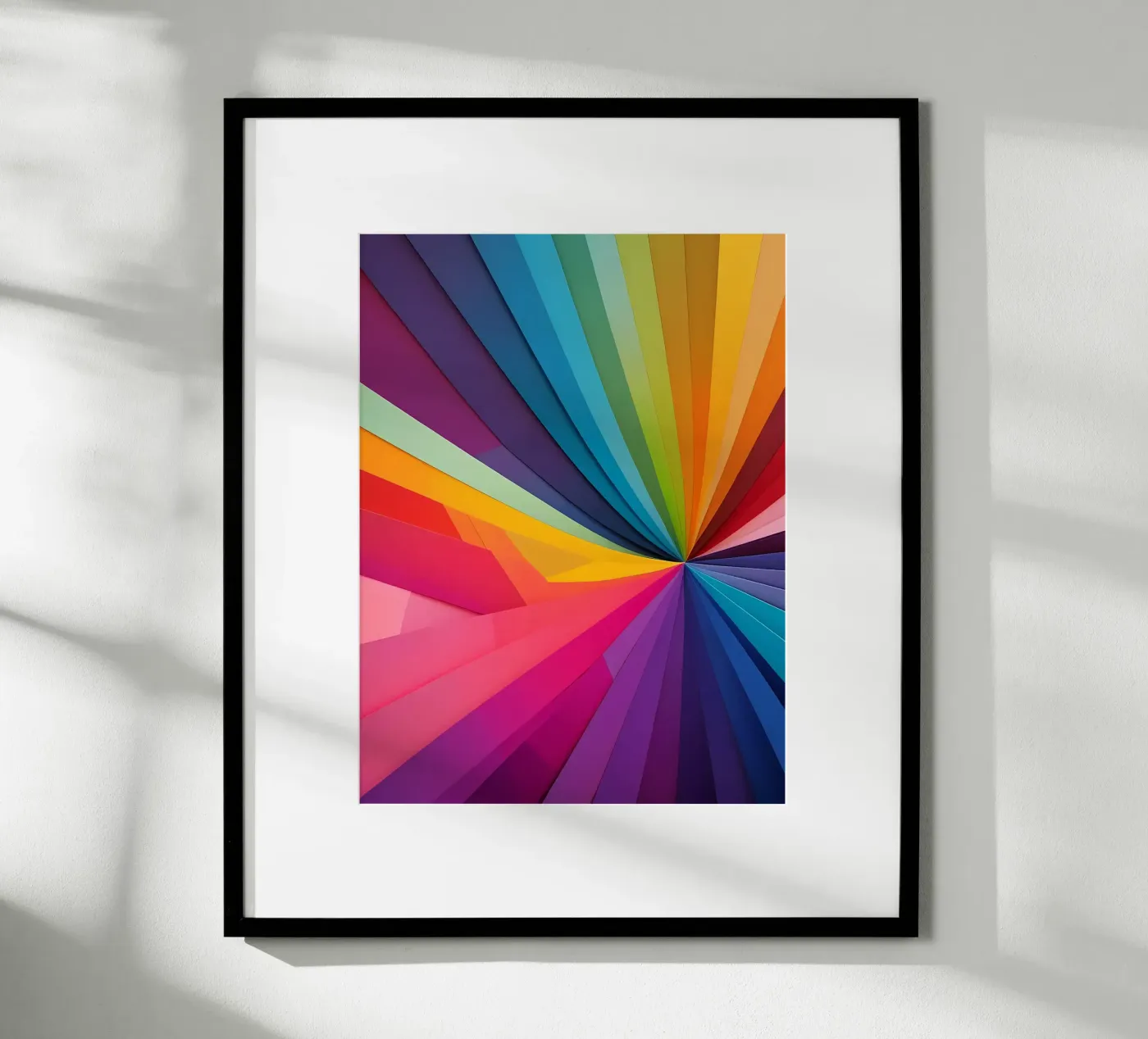 Abstrakt Regenbogenfarben poster da kosinsart.gallery1