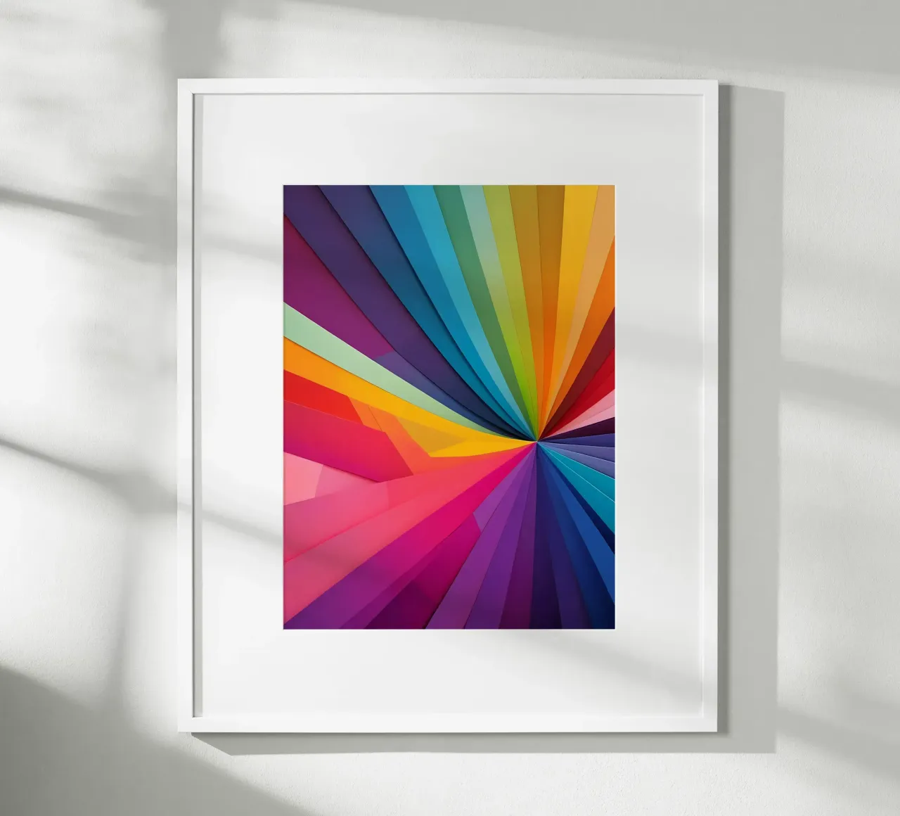 Abstrakt Regenbogenfarben poster da kosinsart.gallery