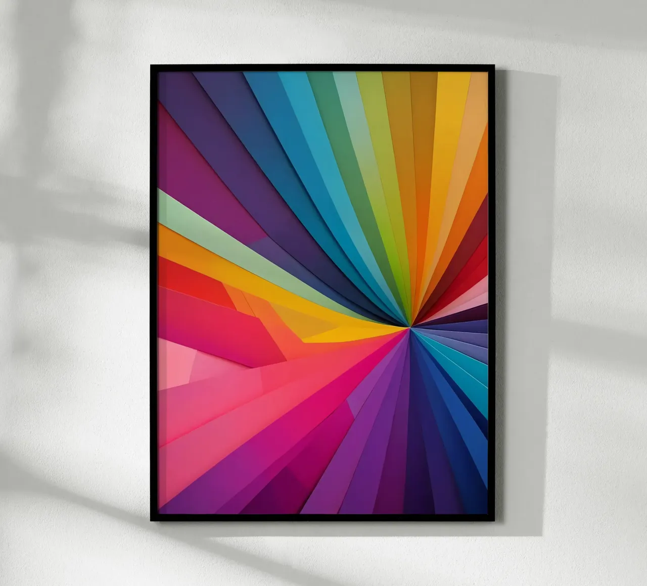 Abstrakt Regenbogenfarben poster da kosinsart.gallery