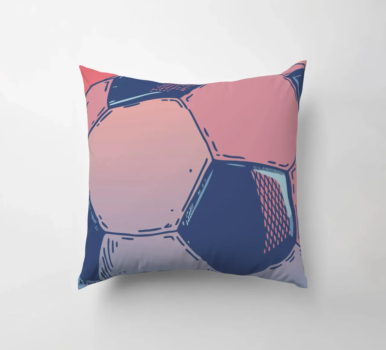 Football decorative cushion by SPORTS ONLY