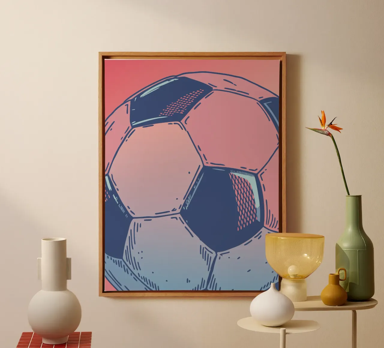 Calcio tela con Cornice a cassetta da SPORTS ONLY