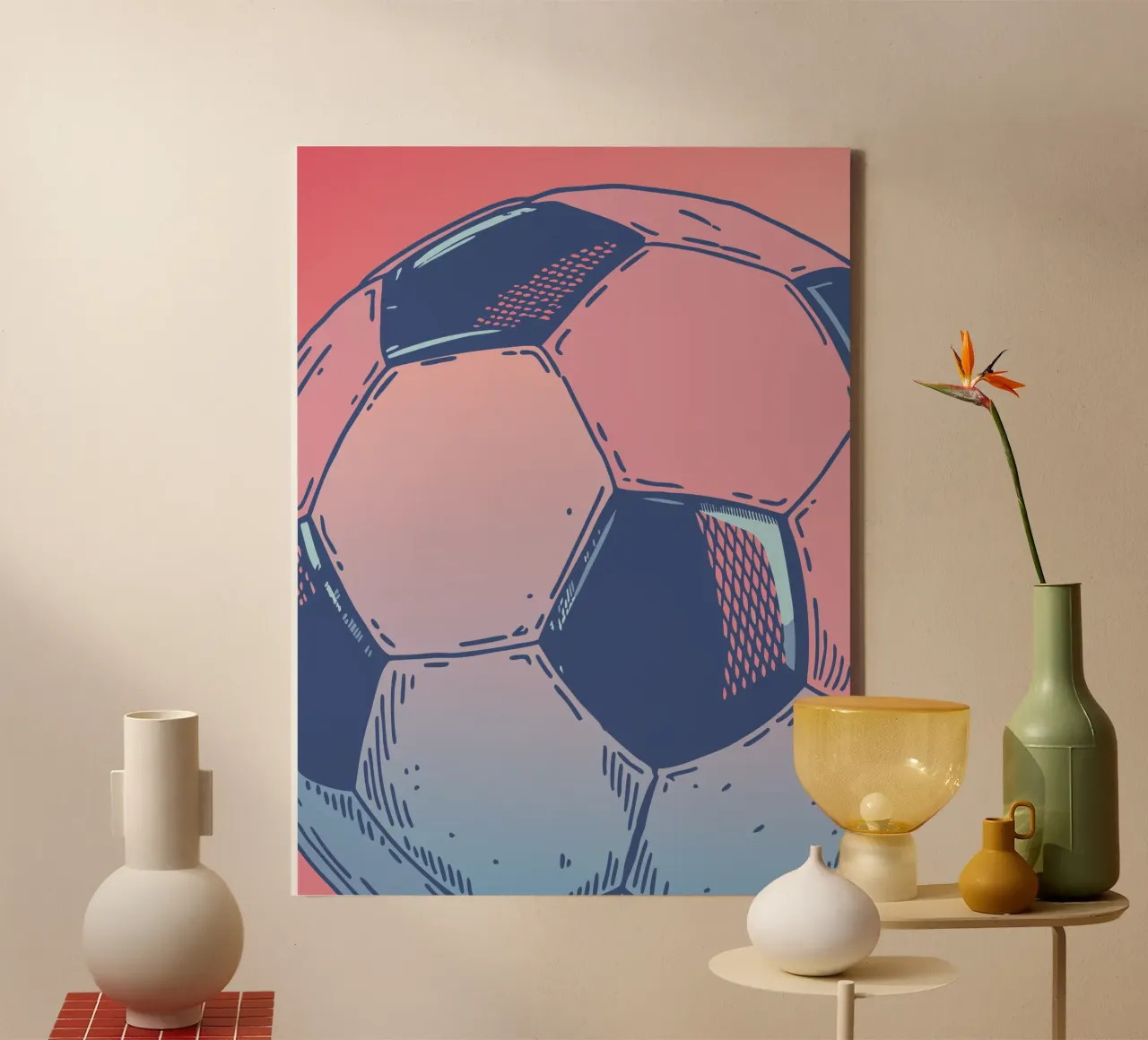 Calcio tela con Cornice a cassetta da SPORTS ONLY