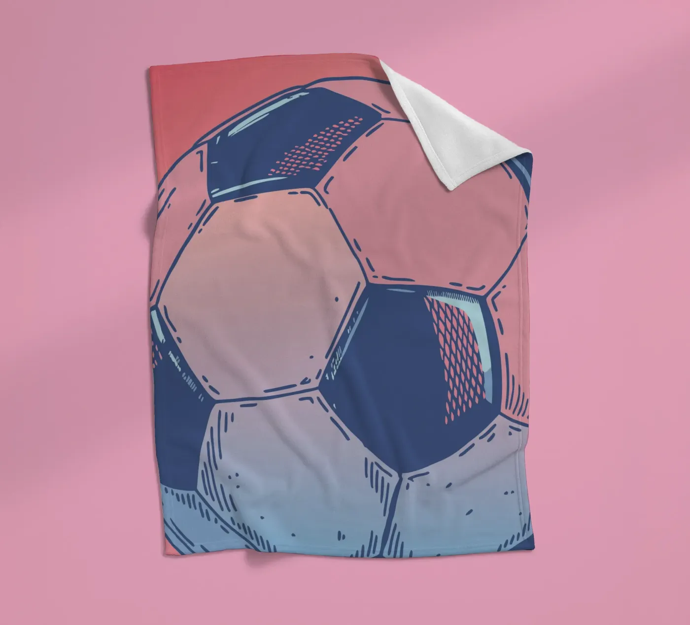 Fußball Fleecedecke von SPORTS ONLY