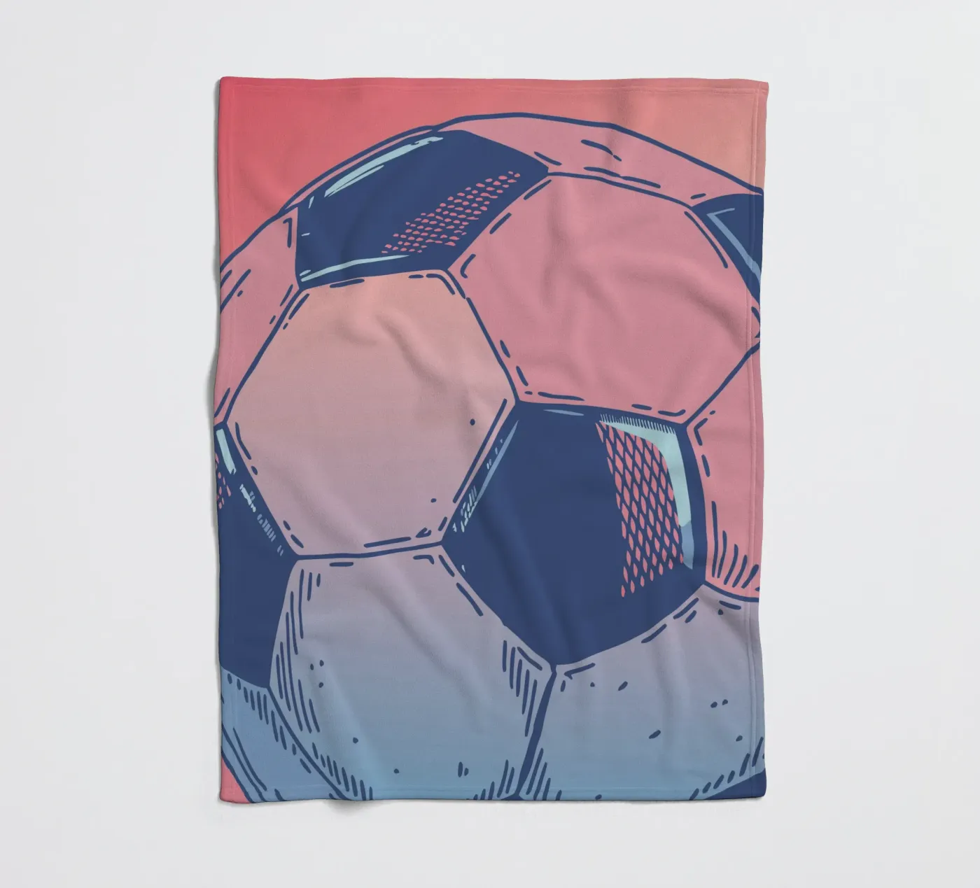 Fußball Fleecedecke von SPORTS ONLY