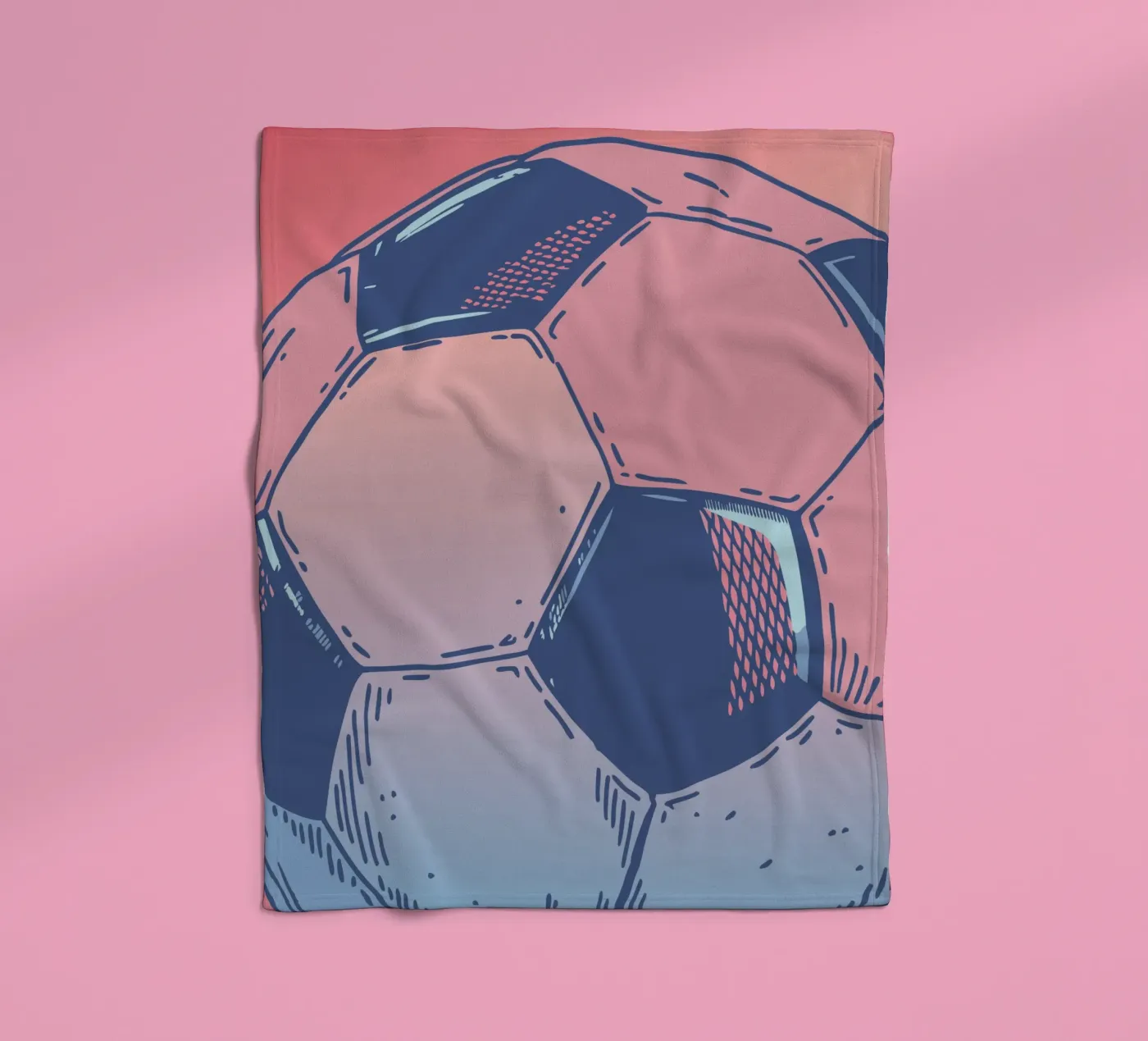 Fußball Fleecedecke von SPORTS ONLY