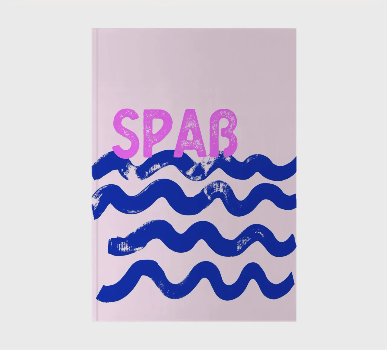 Waves Fun customisable notebook by All Colours