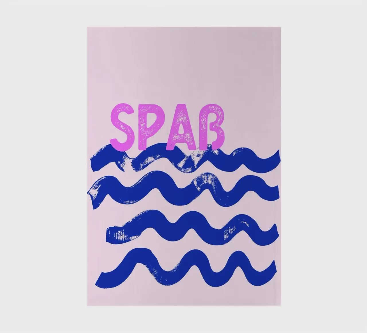 Waves Fun customisable notebook by All Colours