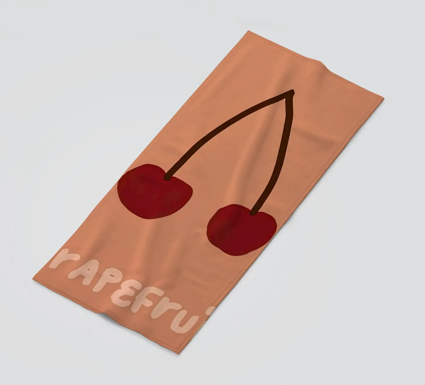 Grapefruit strandhanddoek van carrie Shop