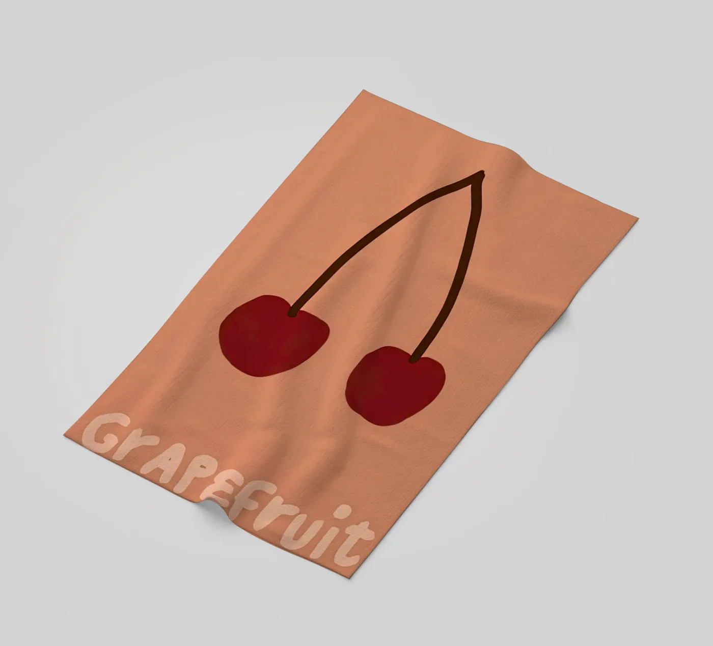 Grapefruit strandhanddoek van carrie Shop