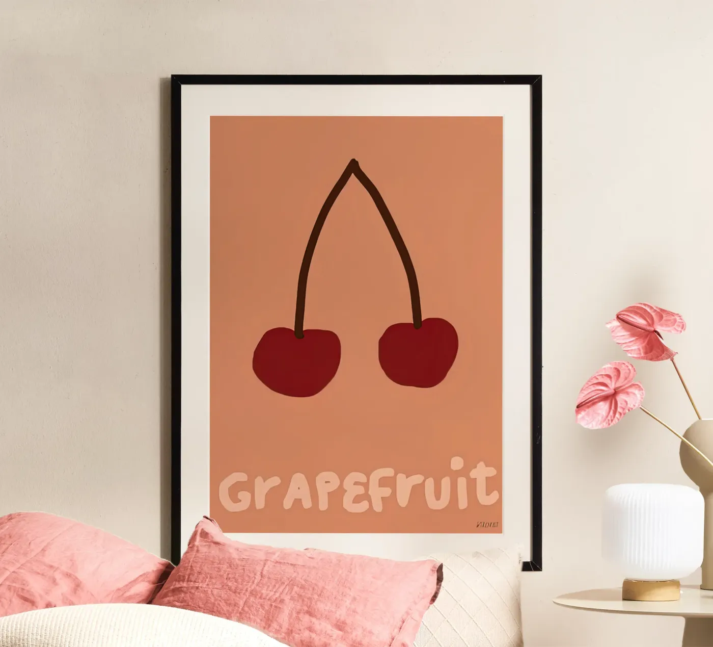 Grapefruit poster van carrie Shop