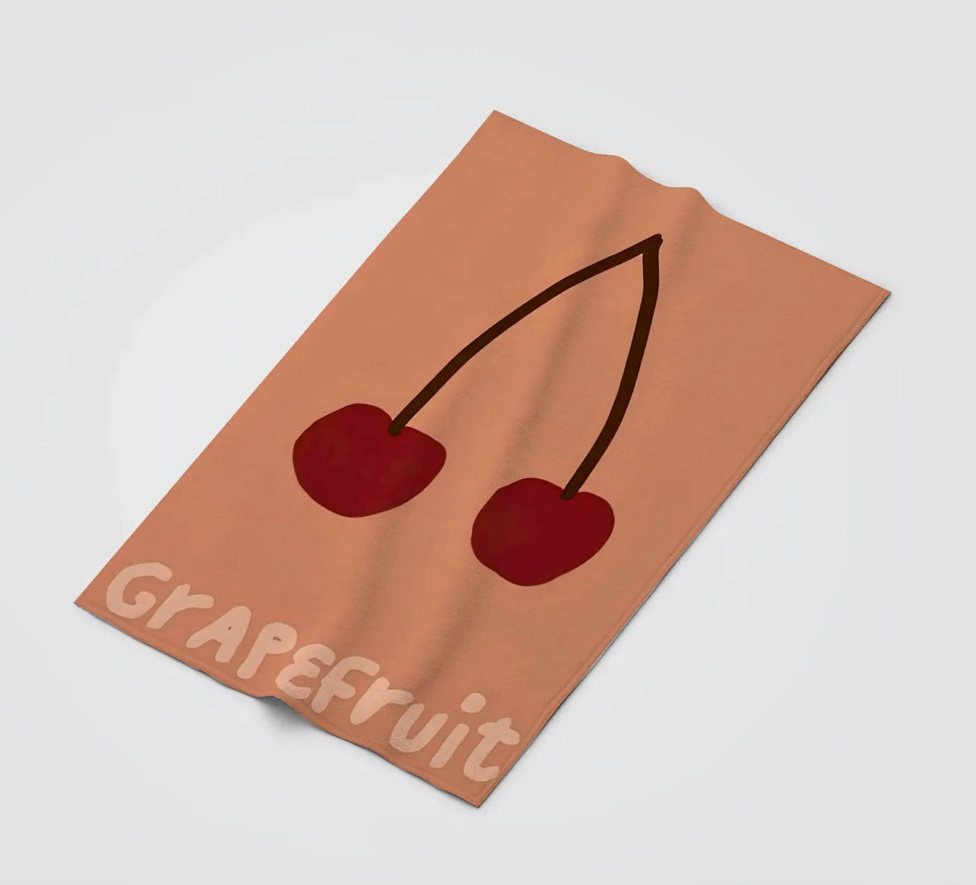 Pompelmo coperta in pile da carrie Shop