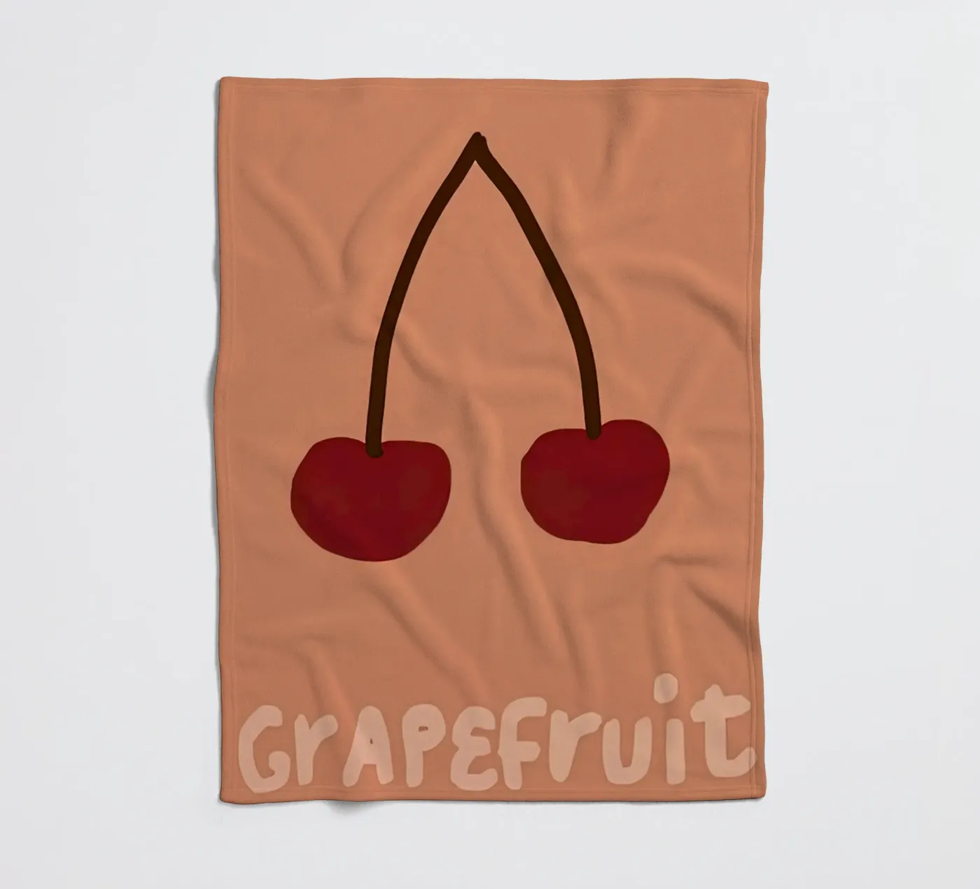 Pompelmo coperta in pile da carrie Shop