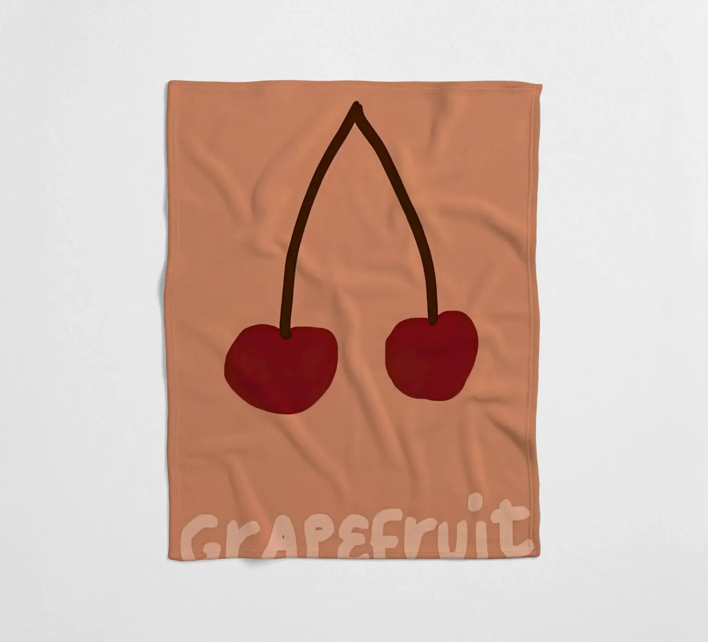 Pompelmo coperta in pile da carrie Shop