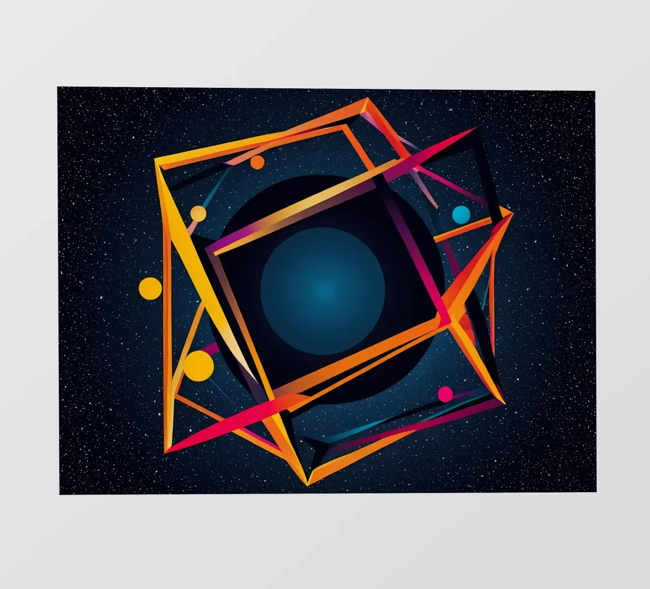 Abstrakt Planet telo in pvc da kosinsart.gallery
