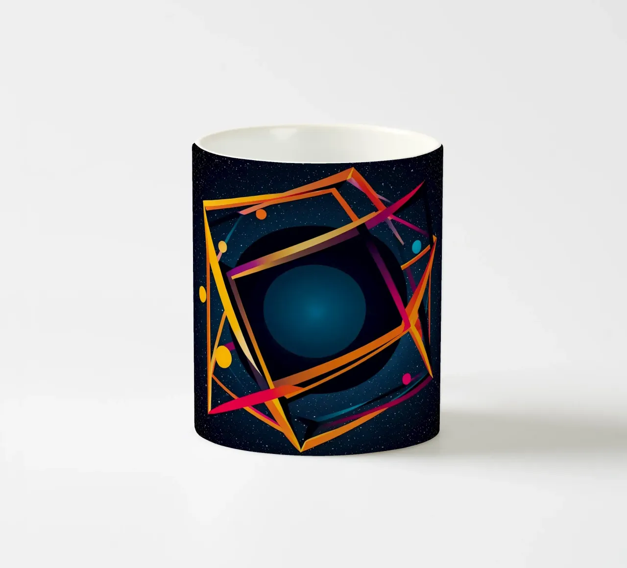 Abstrakt Planet tazza in ceramica da kosinsart.gallery