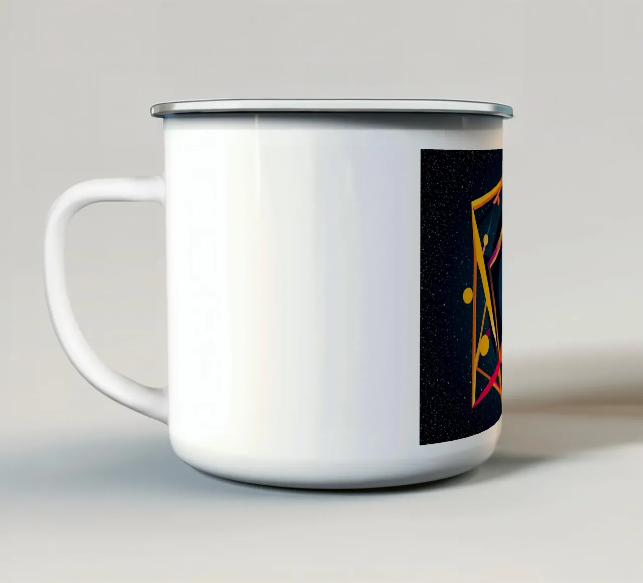 Abstrakt Planet tazza in smalto da kosinsart.gallery