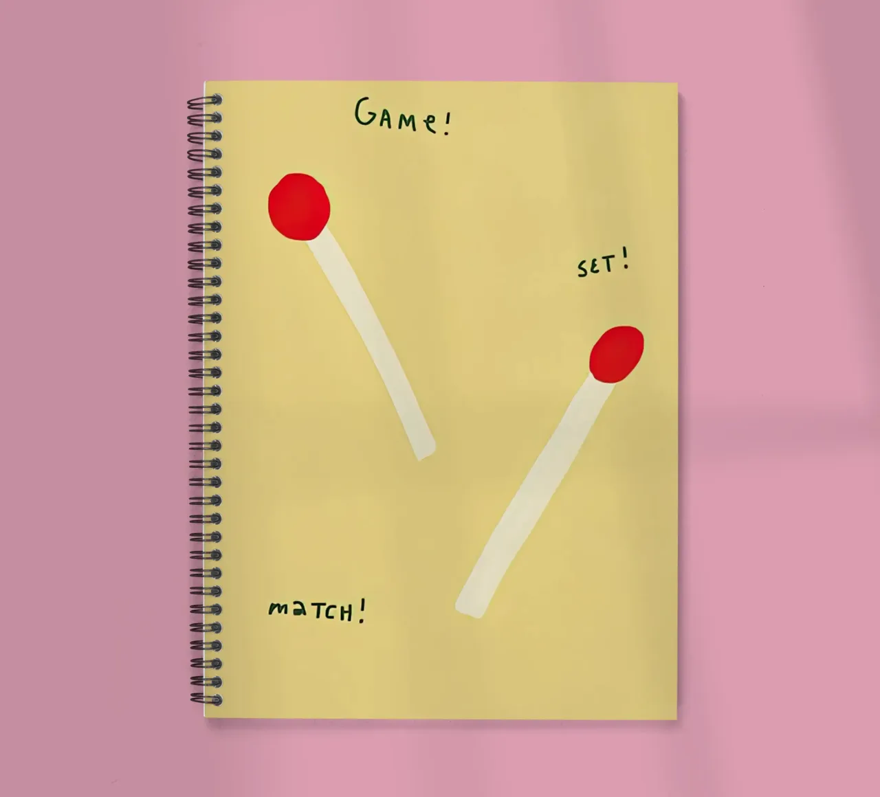 Its a match spiral notebook by carrie Shop