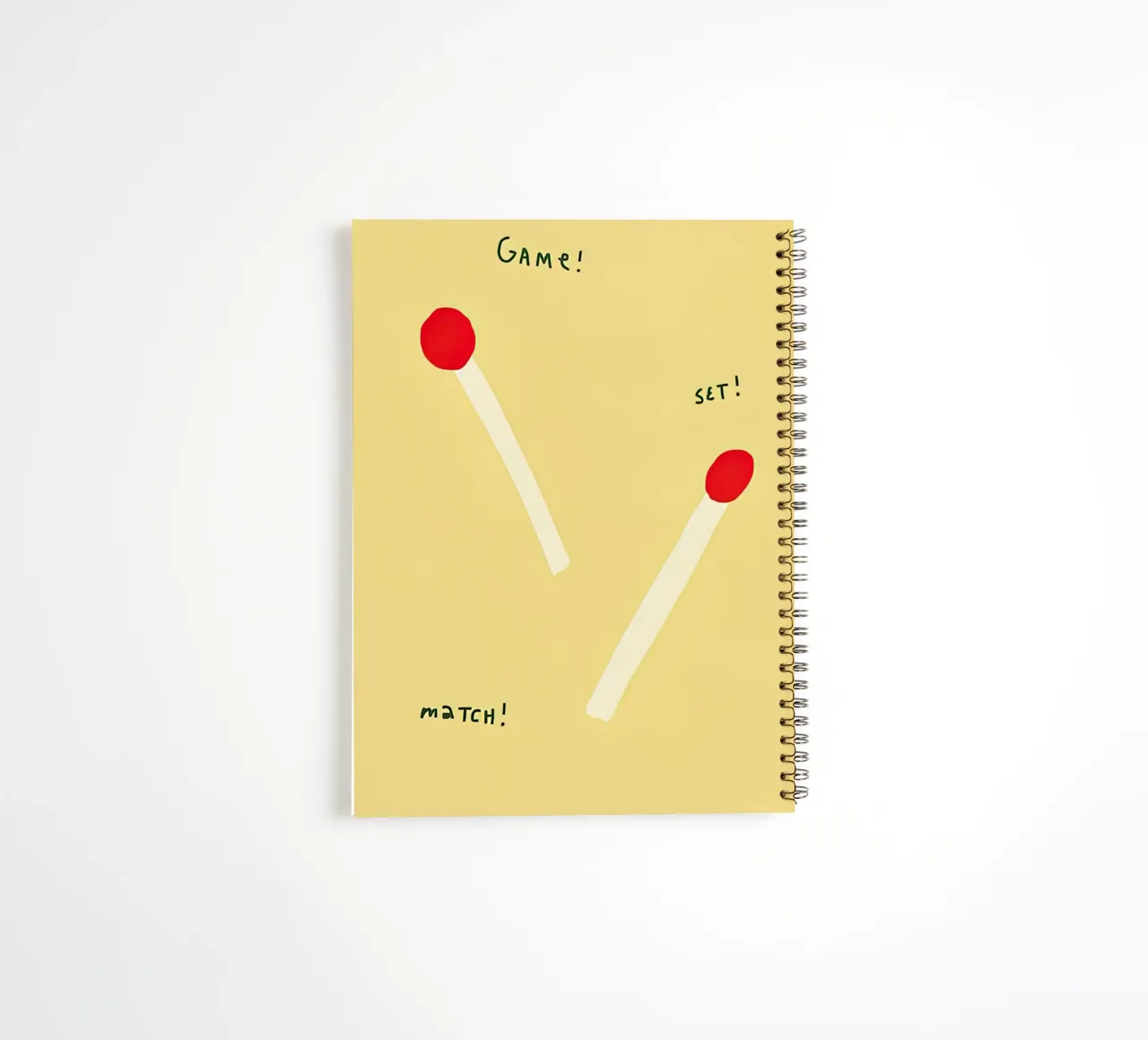 Its a match spiral notebook by carrie Shop