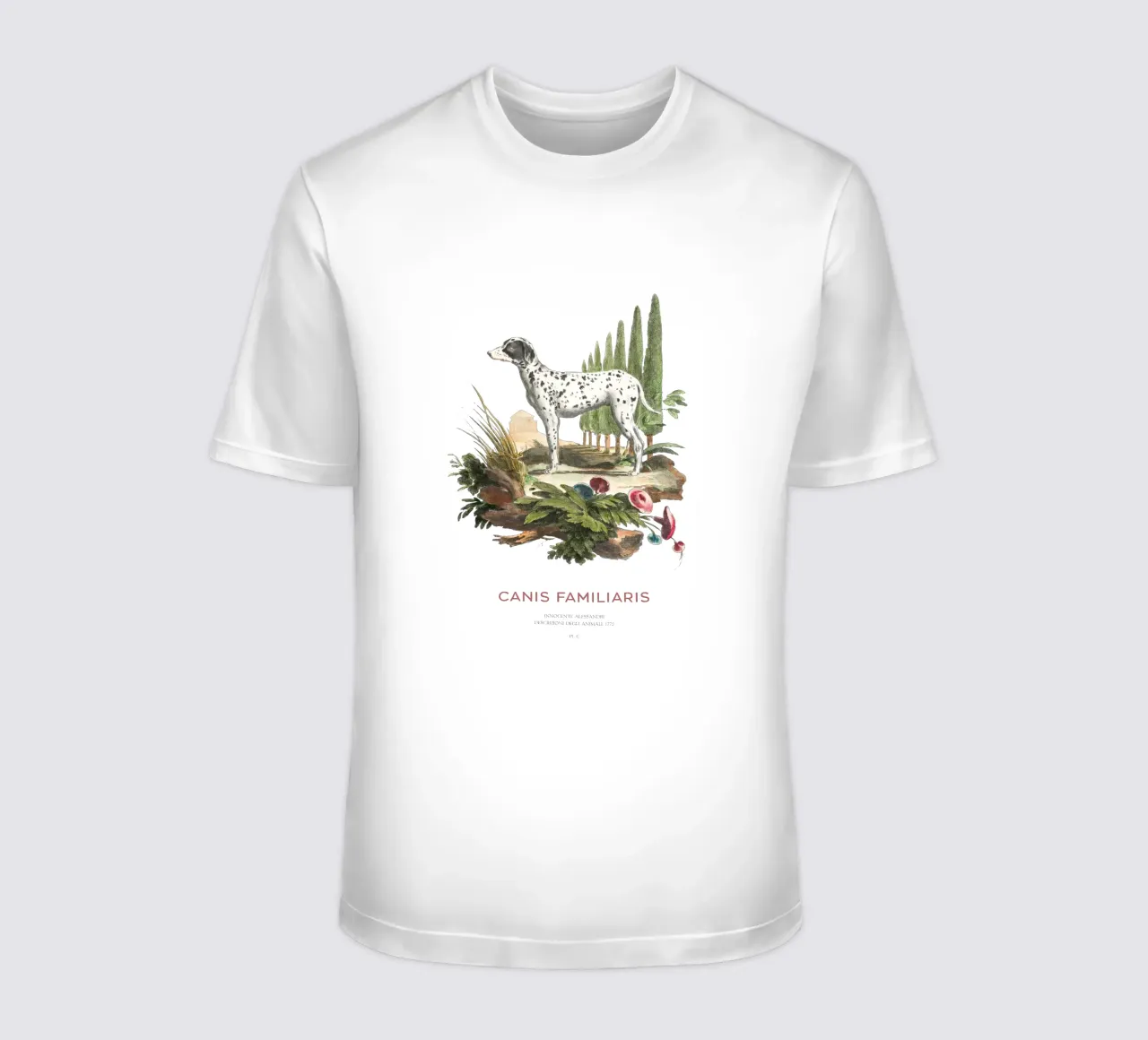 Cane dalmata d'epoca t-shirt da Vintagrafica