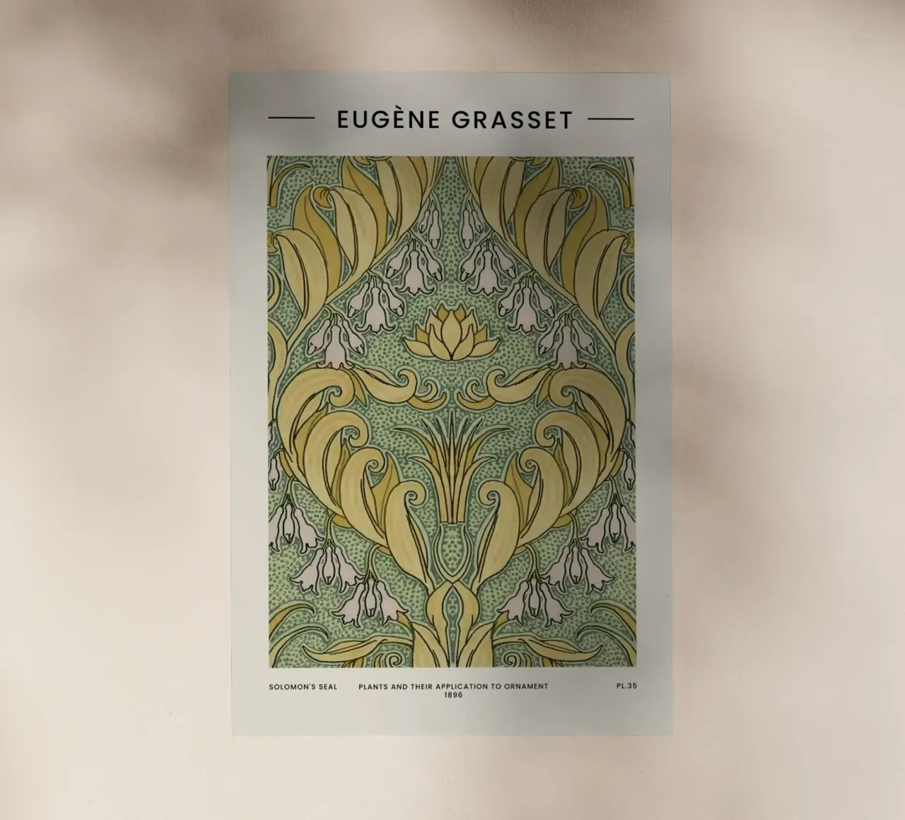 Grasset - Solomon's Seal pellicola backlit da Vintage by JUNIQE