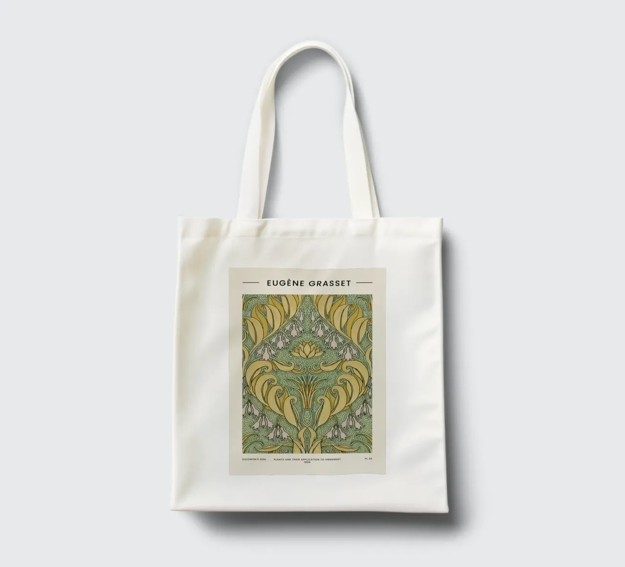 Grasset - Solomon's Seal borsa in juta da Vintage by JUNIQE